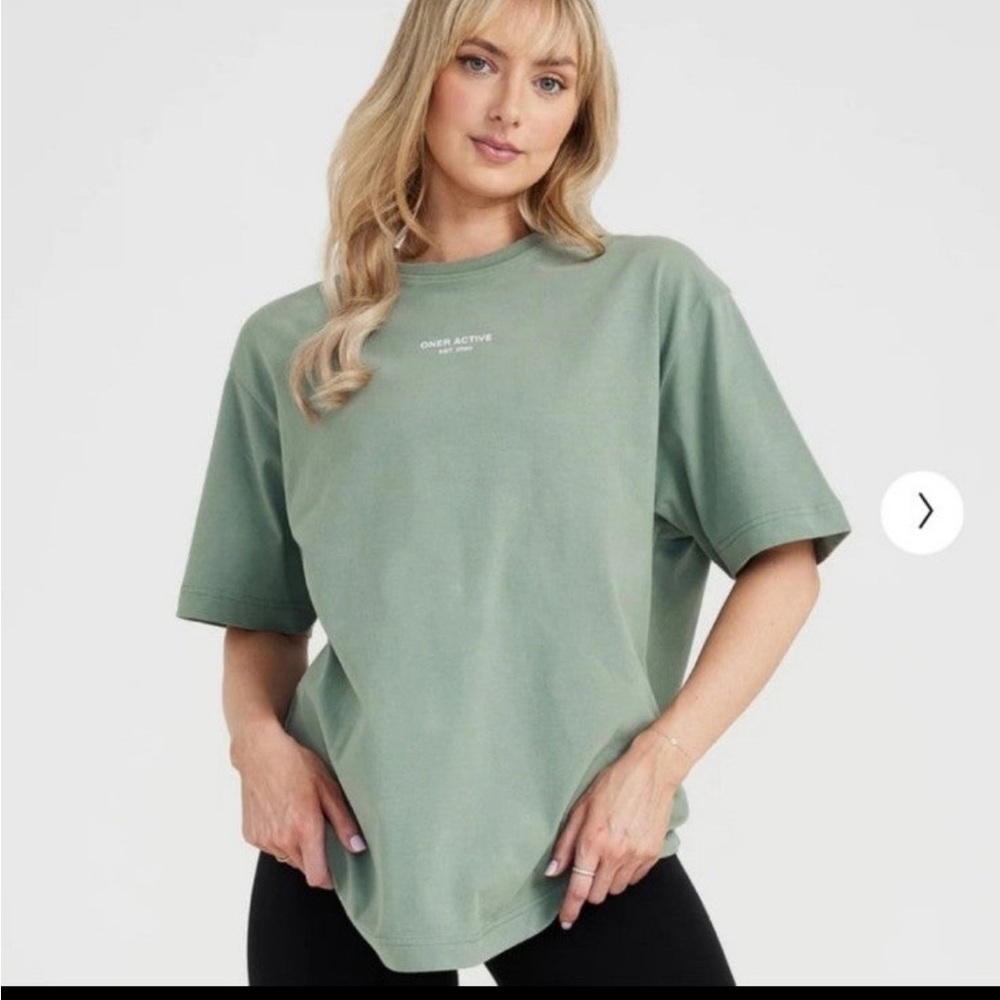 Oner Active Oversized Tee - S sage